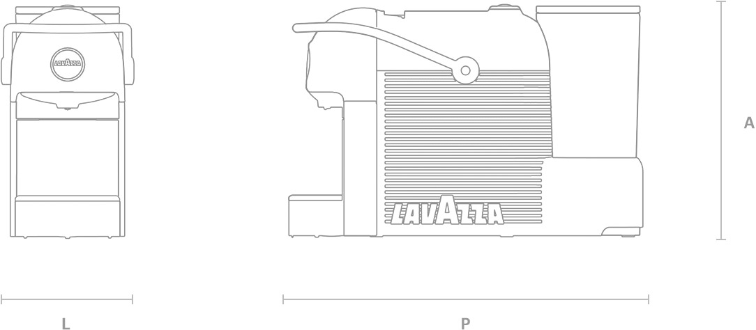 dimensioni lavazza jolie
