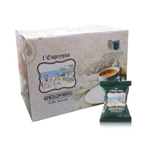 Box 100 capsule caffè Gattopardo gusto Decaffeinato compatibili Nespresso