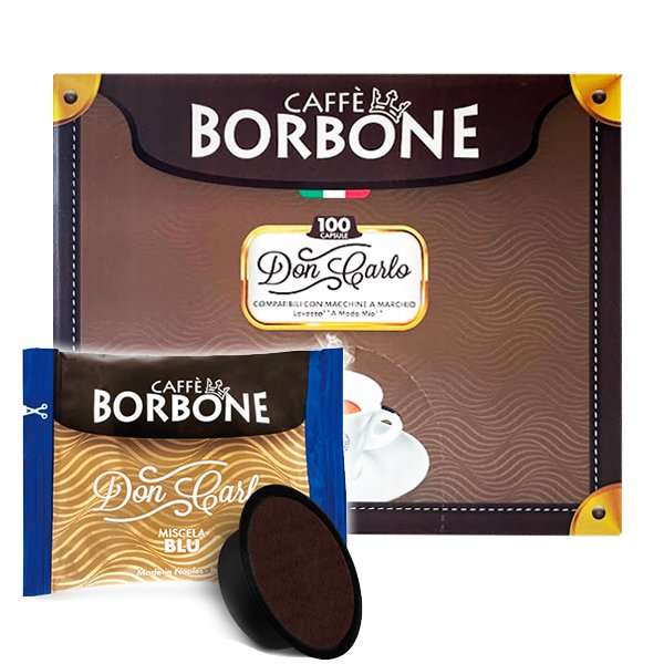 Borbone Box 50 Capsule Caffè - Miscela Nobile compatibili Nespresso Borbone