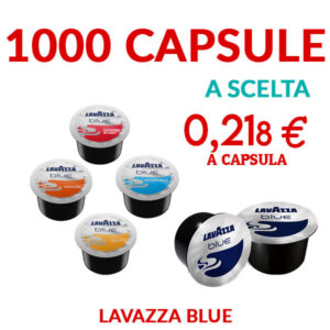 1000 capsule LAVAZZA BLUE a scelta originali per sistemi lavazza blue promo ed offerte su cialdeweb.it