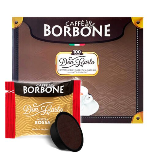 Box 100 capsules Don Carlo Caffè Borbone Red Blend