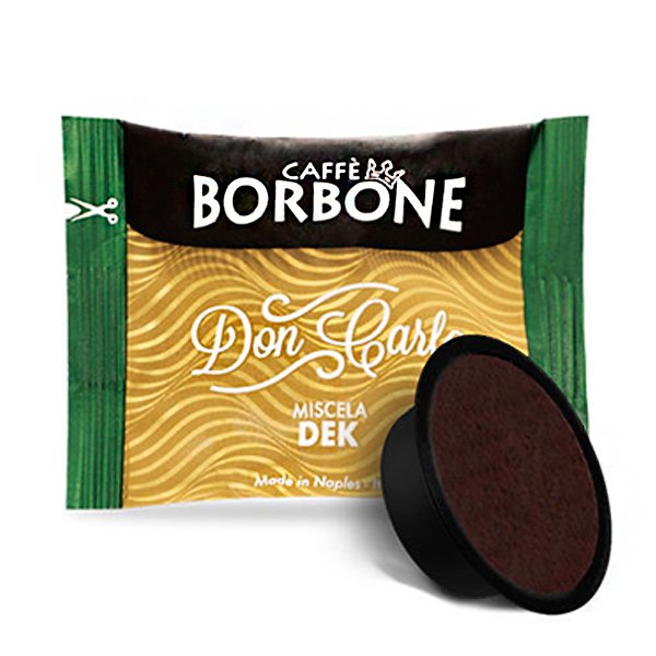 100 capsule Don Carlo Caffè Borbone Miscela Dek