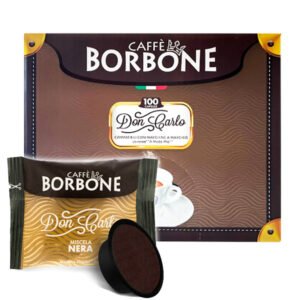 Box 100 capsule Don Carlo Caffè Borbone Miscela Nera