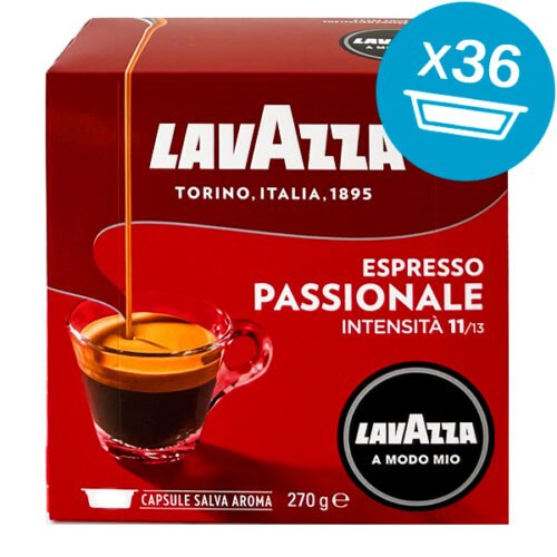 36 capsule LavAzza A Modo Mio PASSIONALE