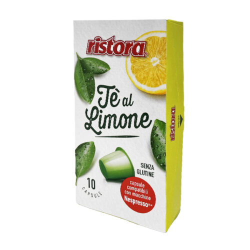 10 RISTORA lemon tea capsules Nespresso compatible