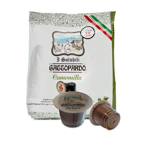 10 capsule Gattopardo Camomilla compatibili Nespresso