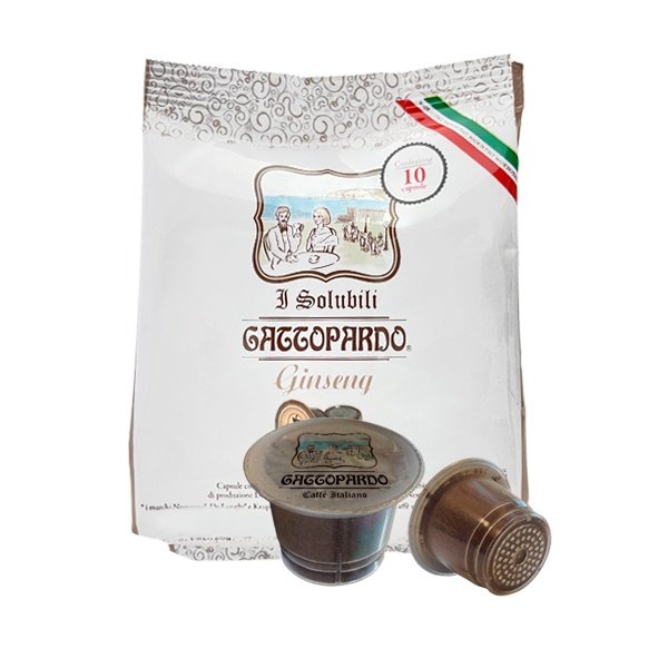 10 capsule Gattopardo Ginseng compatibili Nespresso
