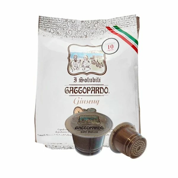 10 capsule Ginseng Gattopardo compatibili Nespresso