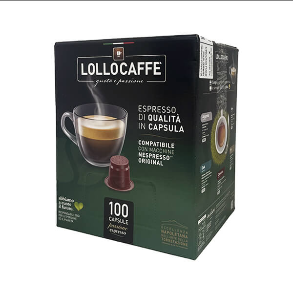 Capsule LOLLO CAFFE' per sistemi BIALETTI Miscela Nera da 0,18 €