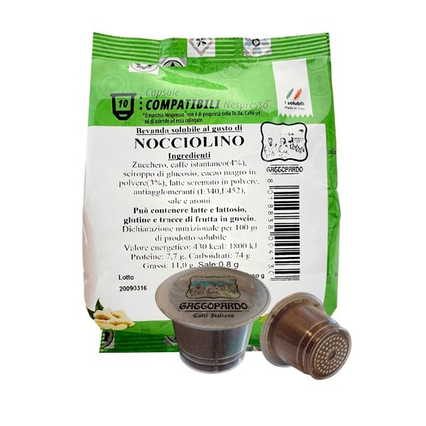 Nespresso compatible capsules - Nocciolino