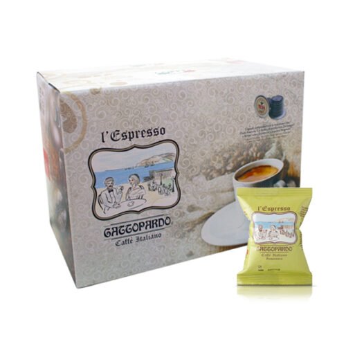 Box 100 capsule caffè Gattopardo gusto Insonnia compatibili Nespresso