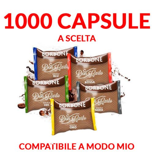 promozione borbone don carlo a modo mio 1000 capsule