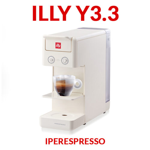 Illy Iperespresso Y3 weiße Kaffeemaschine