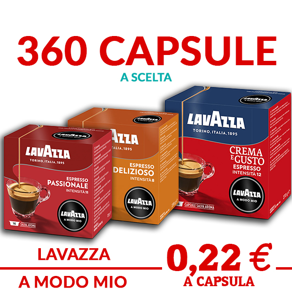 36 capsule LavAzza A Modo Mio INTENSO