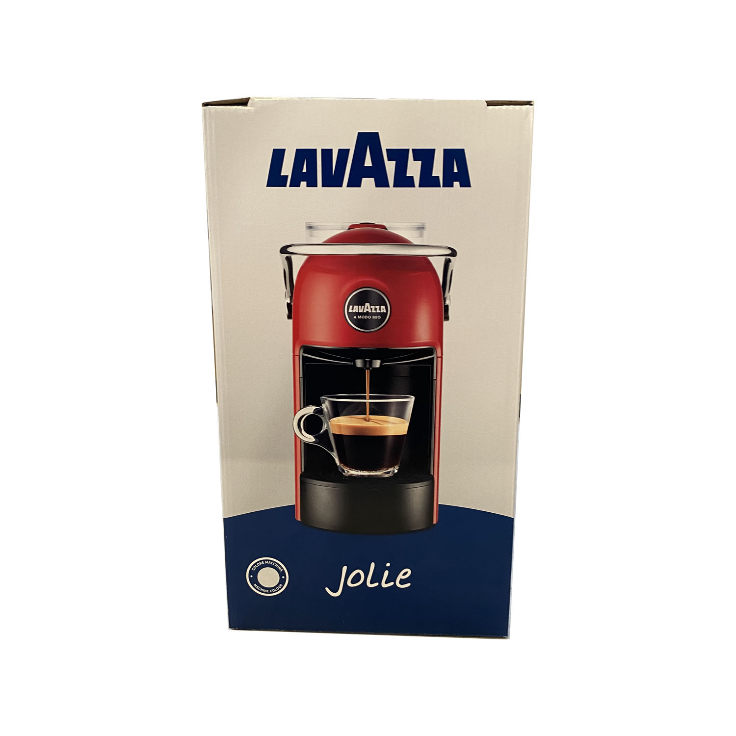 Offerta: Macchina caffè JOLIE Rossa + 216 Caps Lavazza A Modo Mio  Passionale con Spedizione Gratis