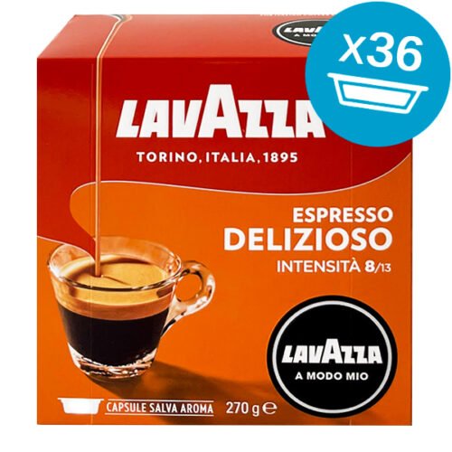 A Modo Mio Espresso Qualità Rossa 16 cápsulas - LavAzza