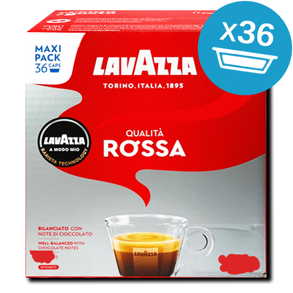 LAVAZZA A MODO MIO qualita rossa DA 36