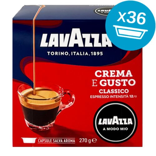 36 capsule LavAzza A Modo Mio Crema e Gusto