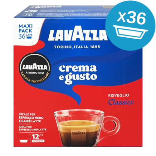 LAVAZZA A MODO MA CRÈME ET GOÛT CLASSIQUE DU 36