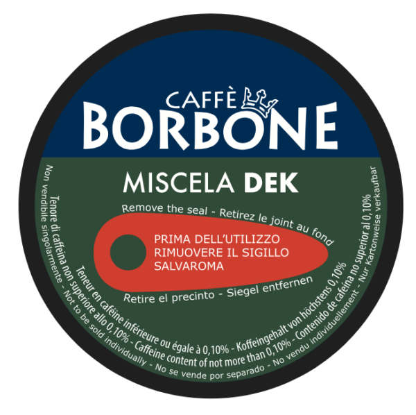 90 capsule caffè BORBONE DEK Compatibile Dolce Gusto - immagine 2