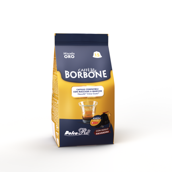 90 capsule caffè BORBONE ORO Compatibile Dolce Gusto