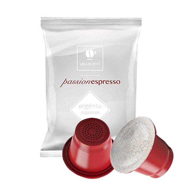 50 Capsules Lollo Caffè Mélange d'Argent Compatible Dolce Gusto