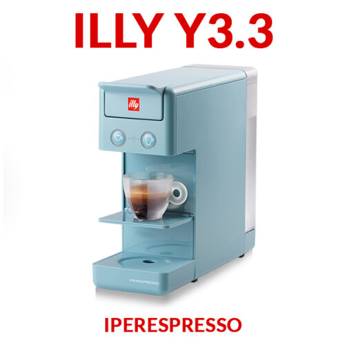 Macchina per caffè Illy Iperespresso Y3 azzurra light blue