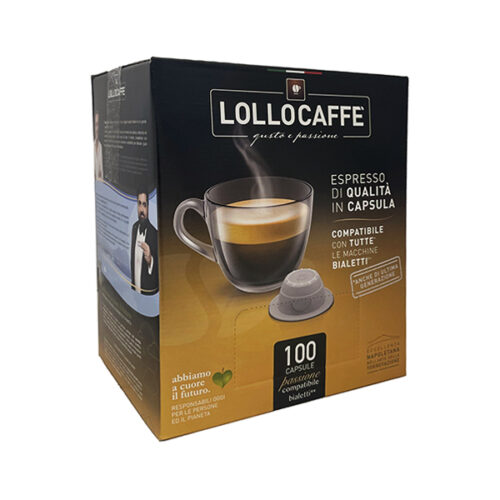 1000 capsule Lollo Caffè miscela NERA (NERO) compatibili con macchine a  marchio Bialetti ® 1000 capsule Lollo Caffè miscela NERA (NERO) compatibili  con macchine a marchio Bialetti ® - Caffè Delli Paoli by E-Coffee S.R.L.S