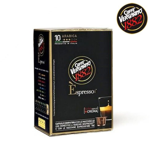 10 capsule caffè Vergnano ARABICA compatibili nespresso