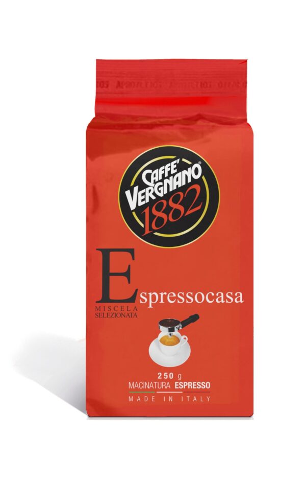 Caffè macinato VERGNANO confezione da 250gr ESPRESSO CASA