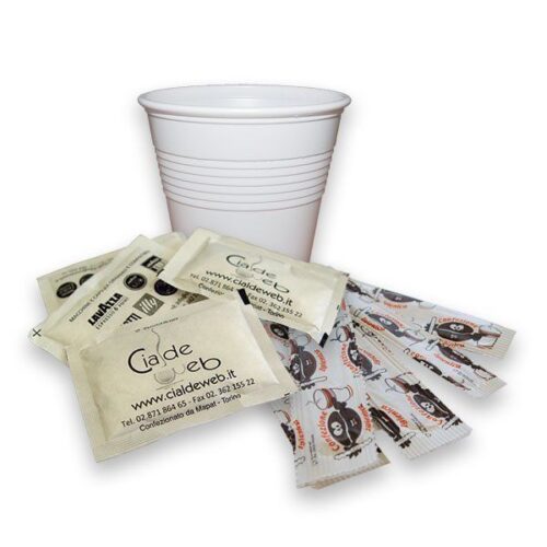 Sugar cup and stirrer accessory kit 100 + 100 + 100