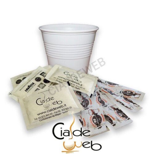 Sugar cup and stirrer accessory kit 100 + 100 + 100