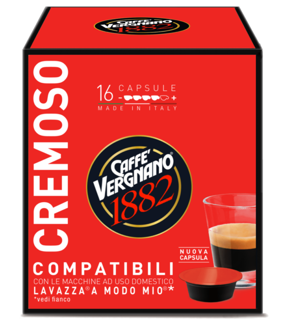 16 capsule Vergnano CREMOSO Compatibile A Modo Mio - immagine 3