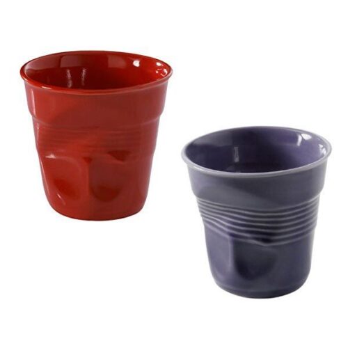 2 CERAMIC GLASSES