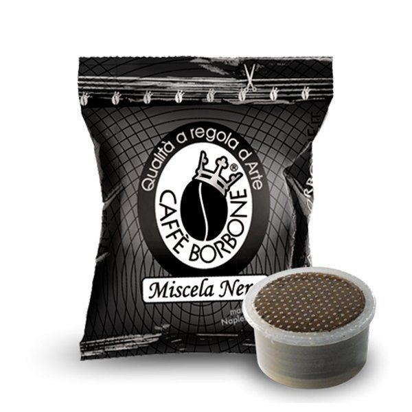 100 capsule Caffè Borbone miscela nera compatibile Espresso Point