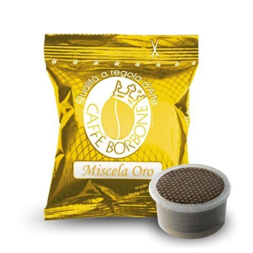 100 GOLD blend Borbone coffee capsules compatible with Espresso Point