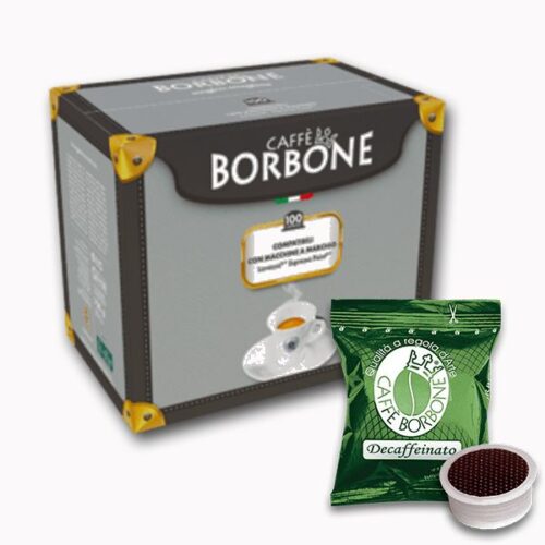 100 capsule caffè Borbone miscela Dek compatibili Espresso Point