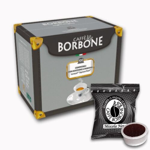 100 cápsulas de café Bourbon mixcela Nera compatible Espresso Point