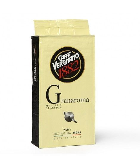 Caffè macinato VERGNANO confezione da 250gr GRANAROMA 