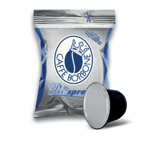 100 Nespresso compatible Borbone REspresso Blue capsules