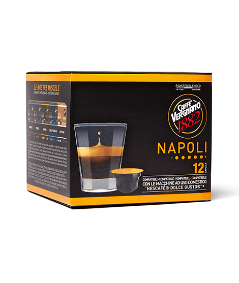 12 capsule caffè VERGNANO Atlantis NAPOLI Compatibile Dolce Gusto 