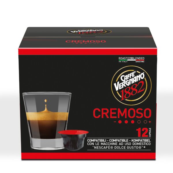 12 capsule caffè VERGNANO Atlantis CREMOSO Compatibile Dolce Gusto - immagine 2