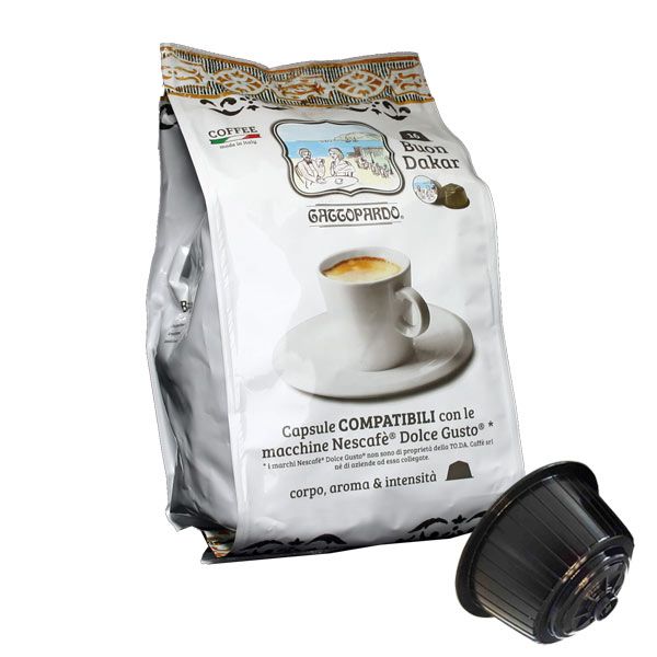 128 Capsule Special Caffè Gattopardo To.Da Compatibili Dolce Gusto