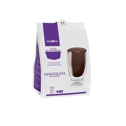 16 Capsule CIOCCOLATA GIMOKA compatibili NesCafè