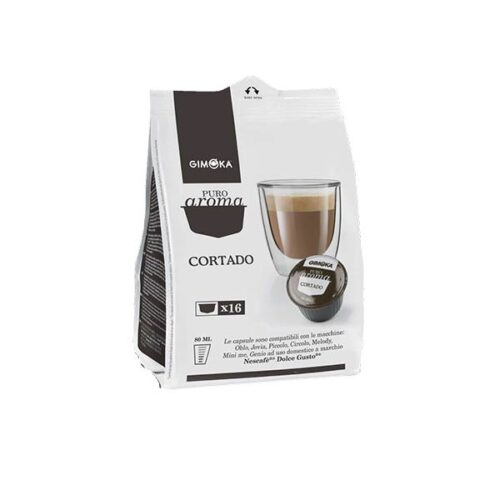 16 Capsule CORTADO GIMOKA compatibili NesCafè