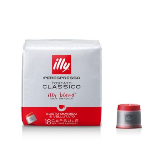 18 capsules Iperespresso Illy Rouge