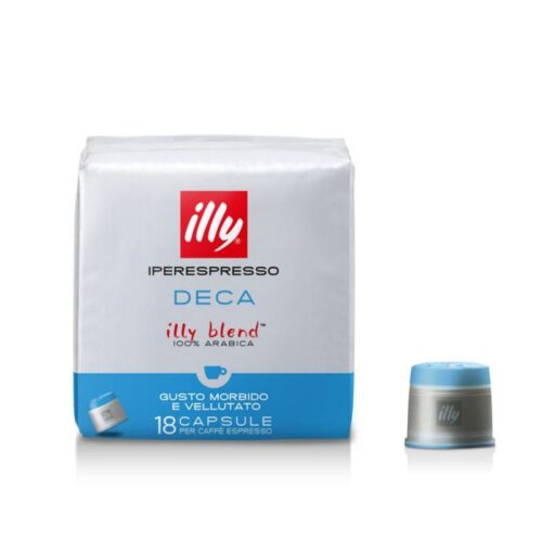 18 capsule Iperespresso Illy Decaffeinato