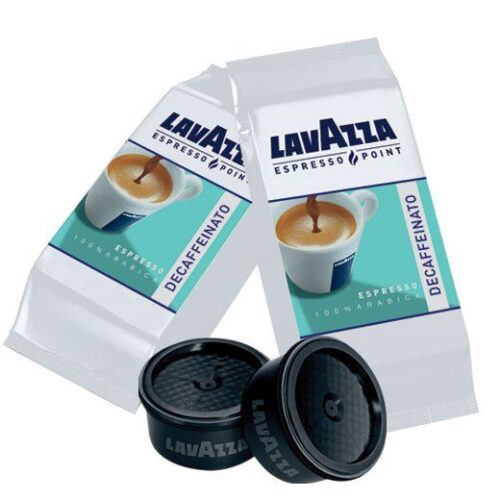 50 Espresso Point decaffeinated Lavazza coffee pods