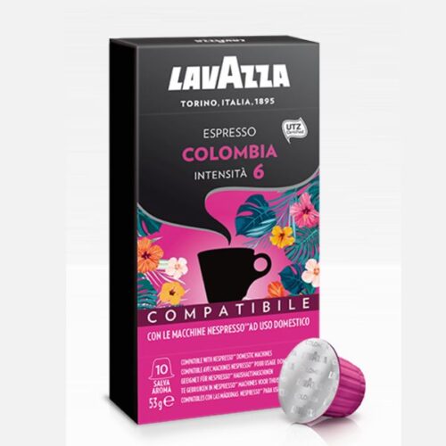 10 capsule caffè Lavazza COLOMBIA compatibile Nespresso