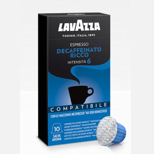 10 capsule caffè Lavazza Decaffeinato compatibile Nespresso